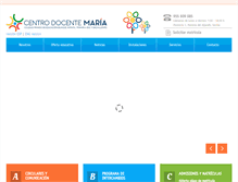 Tablet Screenshot of centrodocentemaria.com